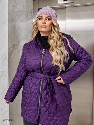 Куртка - жилет со съемными рукавами 42906 фиолетовый