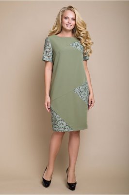 Сукня "Налу" (оливковий хакі)